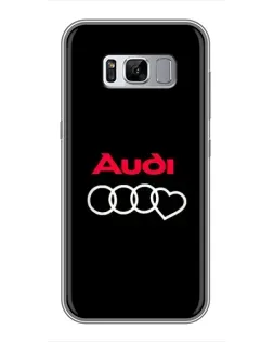 Чехол для Samsung Galaxy S8 Plus (G955) с картинкой «Логотип Audi Heart»
