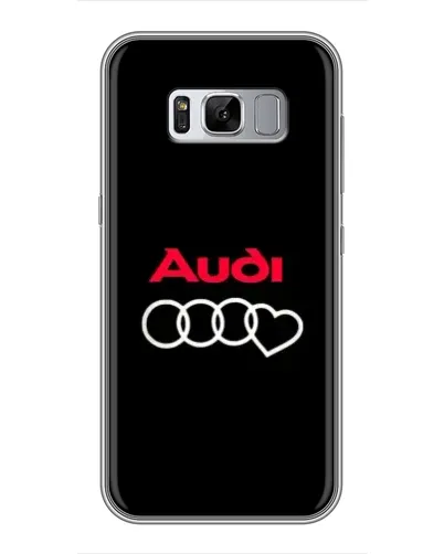 Чехол для Samsung Galaxy S8 Plus (G955) с картинкой «Логотип Audi Heart» Чехол для Samsung Galaxy S8 Plus (G955) с картинкой «Логотип Audi Heart»