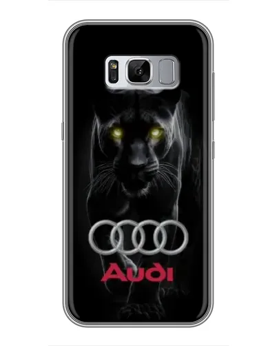 Чехол для Samsung Galaxy S8 Plus (G955) с картинкой «Пантера и Audi» Чехол для Samsung Galaxy S8 Plus (G955) с картинкой «Пантера и Audi»
