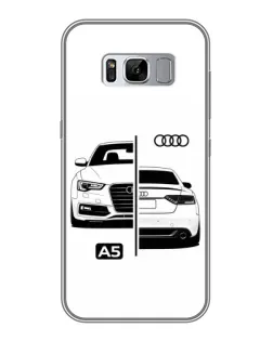 Чехол для Samsung Galaxy S8 Plus (G955) с картинкой «Audi — контрастный дизайн»
