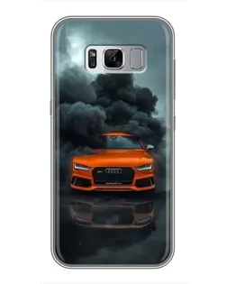 Чехол для Samsung Galaxy S8 Plus (G955) с картинкой «Audi в облаках дыма»
