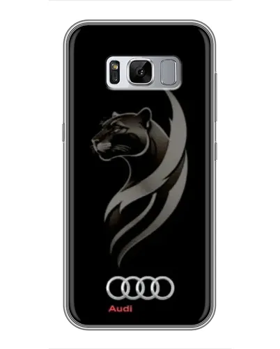 Чехол для Samsung Galaxy S8 Plus (G955) с картинкой «Графика — пантера и Audi» Чехол для Samsung Galaxy S8 Plus (G955) с картинкой «Графика — пантера и Audi»