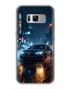 Чехол для Samsung Galaxy S8 Plus (G955) с картинкой «Ночной город и Audi»