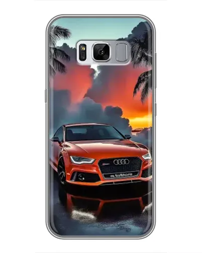 Чехол для Samsung Galaxy S8 Plus (G955) с картинкой «Audi — закат» Чехол для Samsung Galaxy S8 Plus (G955) с картинкой «Audi — закат»
