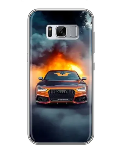 Чехол для Samsung Galaxy S8 Plus (G955) с картинкой «Audi в огненном дыму» Чехол для Samsung Galaxy S8 Plus (G955) с картинкой «Audi в огненном дыму»