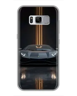 Чехол для Samsung Galaxy S8 Plus (G955) с картинкой «Lamborghini золотые линии» Чехол для Samsung Galaxy S8 Plus (G955) с картинкой «Lamborghini золотые линии»