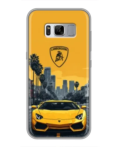 Чехол для Samsung Galaxy S8 Plus (G955) с картинкой «Желтый Lamborghini город» Чехол для Samsung Galaxy S8 Plus (G955) с картинкой «Желтый Lamborghini город»