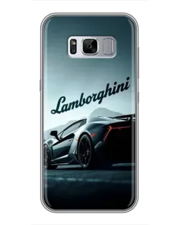 Чехол для Samsung Galaxy S8 Plus (G955) с картинкой «Классическая надпись Lamborghini»