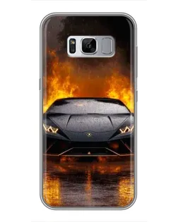 Чехол для Samsung Galaxy S8 Plus (G955) с картинкой «Lamborghini в огне»