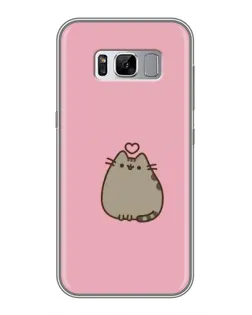 Чехол для Samsung Galaxy S8 Plus (G955) с картинкой «Pusheen сердце»