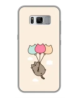 Чехол для Samsung Galaxy S8 Plus (G955) с картинкой «Пушин на шариках»
