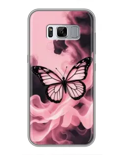Чехол для Samsung Galaxy S8 Plus (G955) с картинкой «Бабочка в дыму»