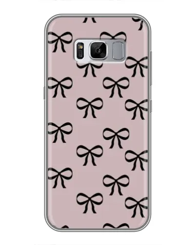 Чехол для Samsung Galaxy S8 Plus (G955) с картинкой «Черные бантики» Чехол для Samsung Galaxy S8 Plus (G955) с картинкой «Черные бантики»