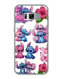 Чехол для Samsung Galaxy S8 Plus (G955) с картинкой «Стикеры Stitch и Angel»