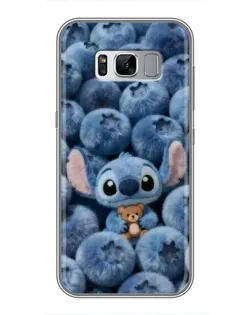Чехол для Samsung Galaxy S8 Plus (G955) с картинкой «Стич и голубика»