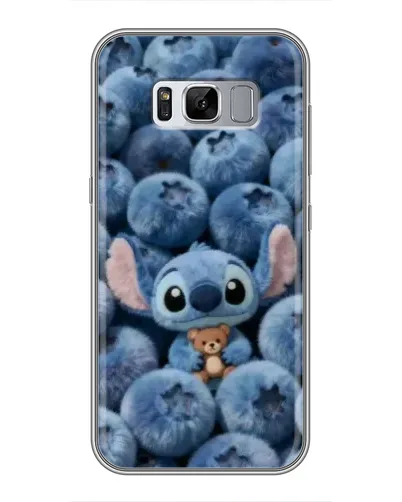 Чехол для Samsung Galaxy S8 Plus (G955) с картинкой «Стич и голубика»