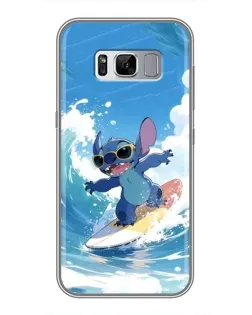 Чехол для Samsung Galaxy S8 Plus (G955) с картинкой «Стич на волне»