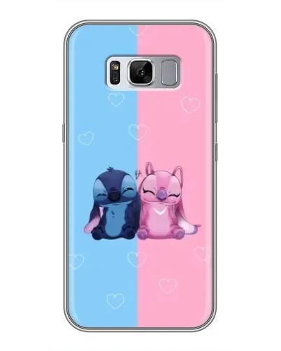 Чехол для Samsung Galaxy S8 Plus (G955) с картинкой «Stitch и Angel Love»