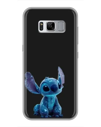 Чехол для Samsung Galaxy S8 Plus (G955) с картинкой «Стич на черном»