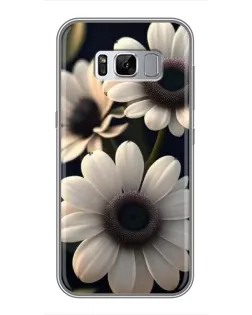 Чехол для Samsung Galaxy S8 Plus (G955) с картинкой «Белые маргаритки макро»