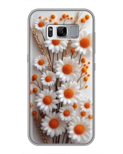 Чехол для Samsung Galaxy S8 Plus (G955) с картинкой «Белые сухоцветы» Чехол для Samsung Galaxy S8 Plus (G955) с картинкой «Белые сухоцветы»