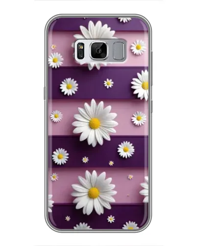 Чехол для Samsung Galaxy S8 Plus (G955) с картинкой «Ромашки на фиолетовом» Чехол для Samsung Galaxy S8 Plus (G955) с картинкой «Ромашки на фиолетовом»