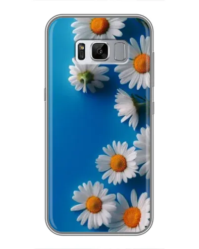 Чехол для Samsung Galaxy S8 Plus (G955) с картинкой «Белоснежные маргаритки» Чехол для Samsung Galaxy S8 Plus (G955) с картинкой «Белоснежные маргаритки»