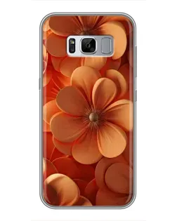 Чехол для Samsung Galaxy S8 Plus (G955) с картинкой «Оранжевый макро цветок»