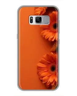 Чехол для Samsung Galaxy S8 Plus (G955) с картинкой «Оранжевые герберы»