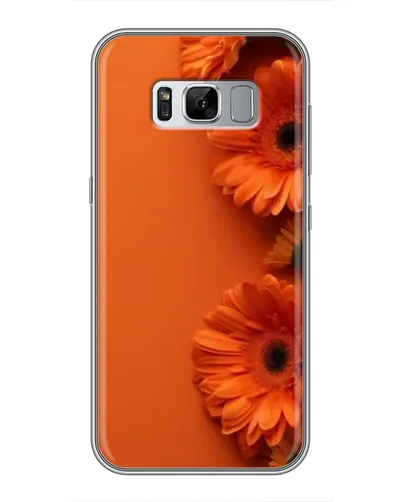 Чехол для Samsung Galaxy S8 Plus (G955) с картинкой «Оранжевые герберы» Чехол для Samsung Galaxy S8 Plus (G955) с картинкой «Оранжевые герберы»