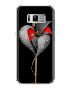 Чехол для Samsung Galaxy S8 Plus (G955) с картинкой «Серебряный фантазийный цветок»