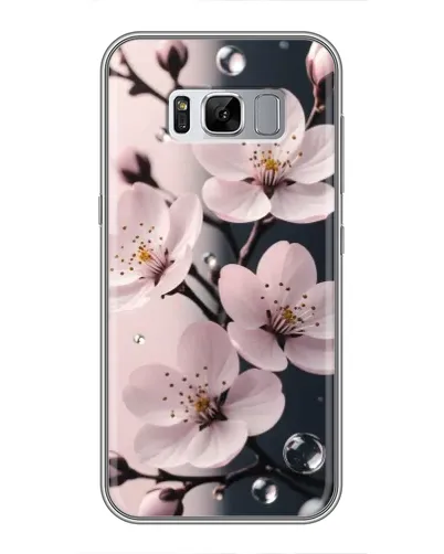 Чехол для Samsung Galaxy S8 Plus (G955) с картинкой «Нежная сакура и капли» Чехол для Samsung Galaxy S8 Plus (G955) с картинкой «Нежная сакура и капли»