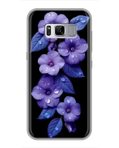 Чехол для Samsung Galaxy S8 Plus (G955) с картинкой «Фиолетовые цветы с росою» Чехол для Samsung Galaxy S8 Plus (G955) с картинкой «Фиолетовые цветы с росою»