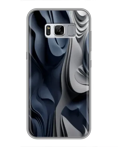Чехол для Samsung Galaxy S8 Plus (G955) с картинкой «Объемные синие складки» Чехол для Samsung Galaxy S8 Plus (G955) с картинкой «Объемные синие складки»