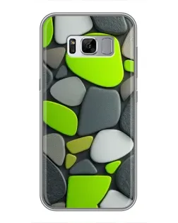 Чехол для Samsung Galaxy S8 Plus (G955) с картинкой «Яркая неоновая галька»