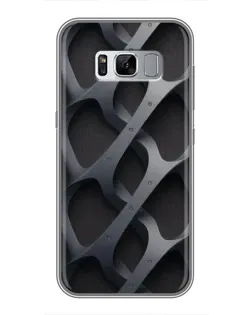 Чехол для Samsung Galaxy S8 Plus (G955) с картинкой «Объемное серое плетение»