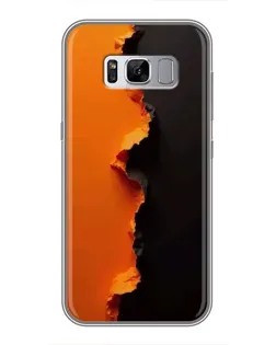 Чехол для Samsung Galaxy S8 Plus (G955) с картинкой «Оранжевый разлом»