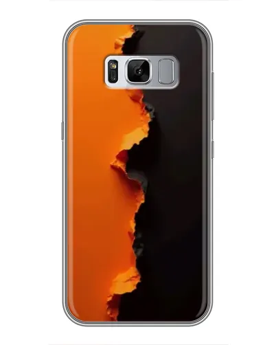 Чехол для Samsung Galaxy S8 Plus (G955) с картинкой «Оранжевый разлом» Чехол для Samsung Galaxy S8 Plus (G955) с картинкой «Оранжевый разлом»