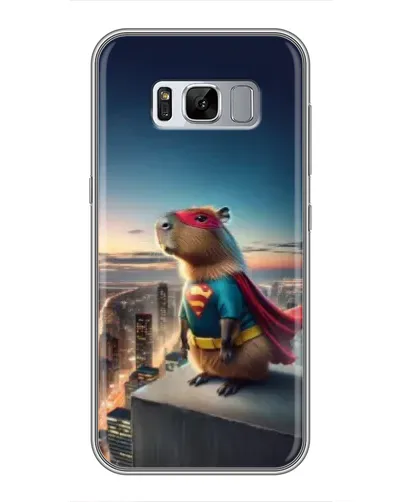 Чехол для Samsung Galaxy S8 Plus (G955) с картинкой «Капи-мен супергерой» Чехол для Samsung Galaxy S8 Plus (G955) с картинкой «Капи-мен супергерой»