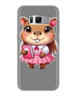 Чехол для Samsung Galaxy S8 Plus (G955) с картинкой «Девочка капибара»