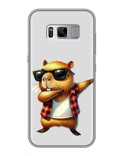 Чехол для Samsung Galaxy S8 Plus (G955) с картинкой «Капибара рэпер даб» Чехол для Samsung Galaxy S8 Plus (G955) с картинкой «Капибара рэпер даб»