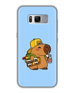 Чехол для Samsung Galaxy S8 Plus (G955) с картинкой «Капибара на скейте»
