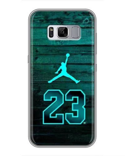 Чехол для Samsung Galaxy S8 (G950) с картинкой «Jordan Cyan 23»