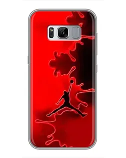 Чехол для Samsung Galaxy S8 (G950) с картинкой «Jordan Red Smoke»