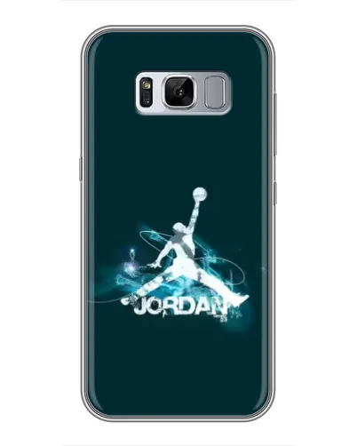 Чехол для Samsung Galaxy S8 (G950) с картинкой «Jordan Blue Fire»