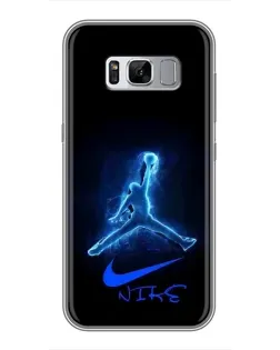 Чехол для Samsung Galaxy S8 (G950) с картинкой «Jordan Neon Blue»