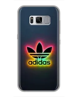 Чехол для Samsung Galaxy S8 (G950) с картинкой «Неоновый Adidas»