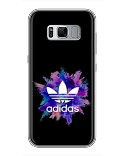 Чехол для Samsung Galaxy S8 (G950) с картинкой «Взрыв красок Adidas»