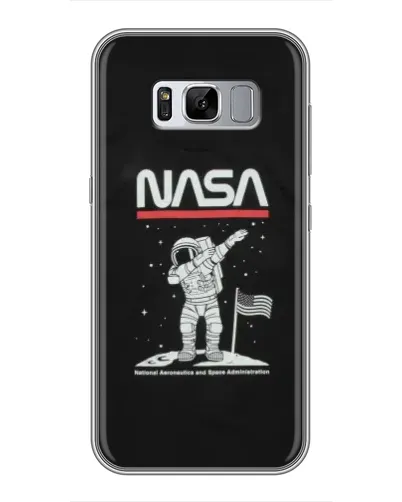 Чехол для Samsung Galaxy S8 (G950) с картинкой «NASA — шагаем по Луне» Чехол для Samsung Galaxy S8 (G950) с картинкой «NASA — шагаем по Луне»