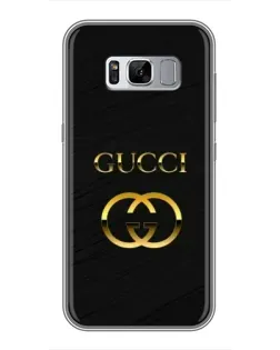 Чехол для Samsung Galaxy S8 (G950) с картинкой «Золотой логотип Gucci»